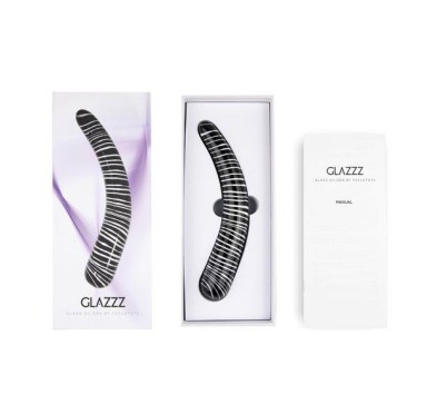 FeelzToys - Glazzz Glass Dildo Dark Desire